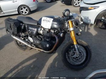  Salvage Triumph Motorcycle Thruxton