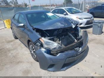  Salvage Toyota Corolla