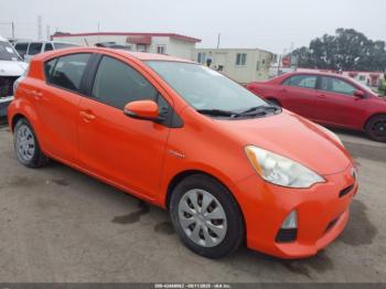  Salvage Toyota Prius c