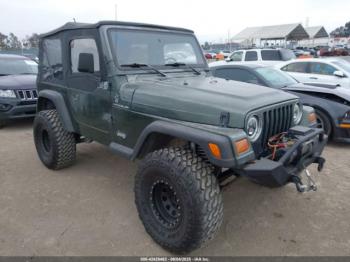  Salvage Jeep Wrangler
