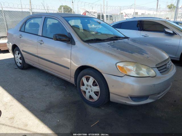  Salvage Toyota Corolla