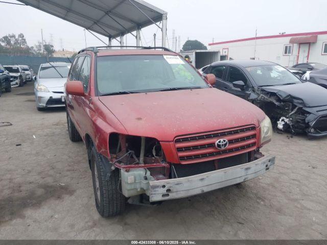  Salvage Toyota Highlander