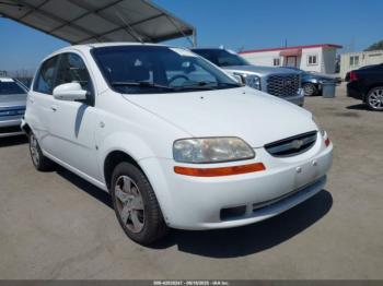  Salvage Chevrolet Aveo 5