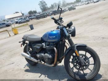  Salvage Triumph Motorcycle Street Twin