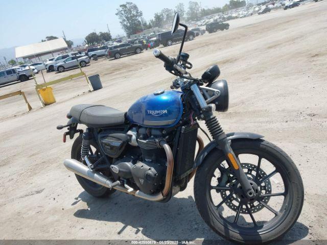  Salvage Triumph Motorcycle Street Twin