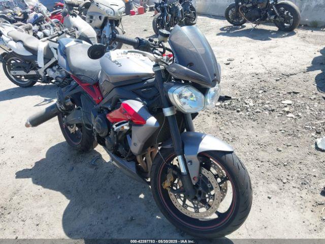  Salvage Triumph Motorcycle Street Triple