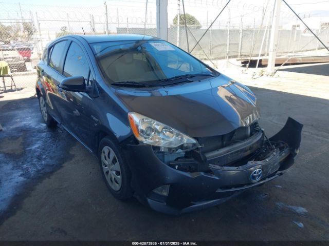  Salvage Toyota Prius c