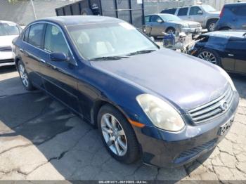  Salvage INFINITI G35