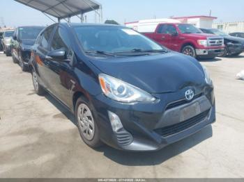  Salvage Toyota Prius c