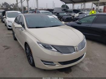  Salvage Lincoln MKZ Hybrid
