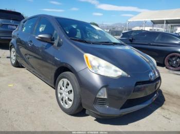  Salvage Toyota Prius c