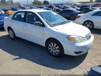  Salvage Toyota Corolla