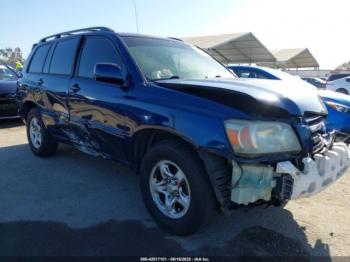  Salvage Toyota Highlander