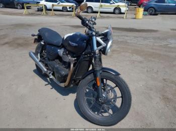  Salvage Triumph Motorcycle Street Twin