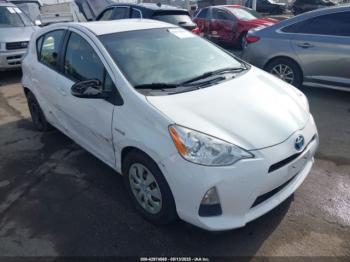  Salvage Toyota Prius c