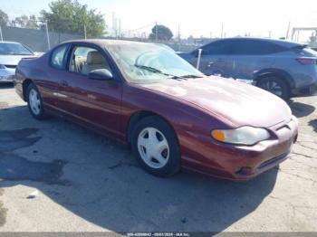  Salvage Chevrolet Monte Carlo