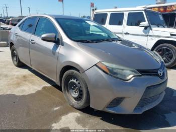  Salvage Toyota Corolla
