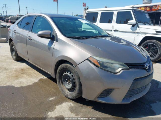  Salvage Toyota Corolla
