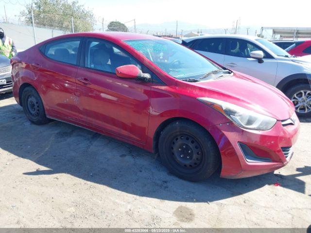  Salvage Hyundai ELANTRA