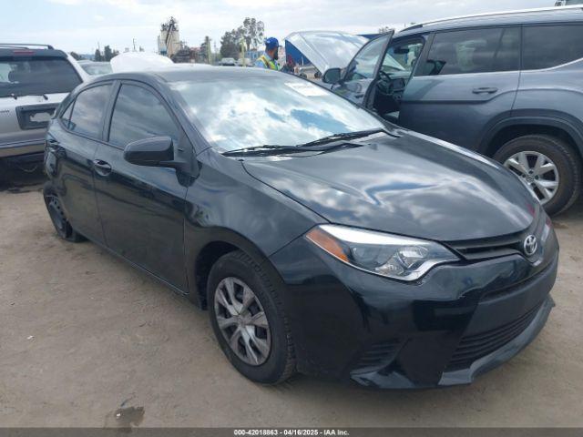  Salvage Toyota Corolla