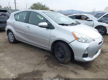  Salvage Toyota Prius c