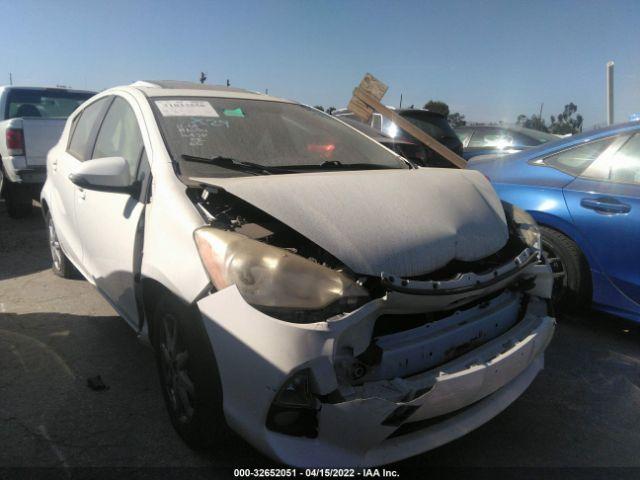  Salvage Toyota Prius c