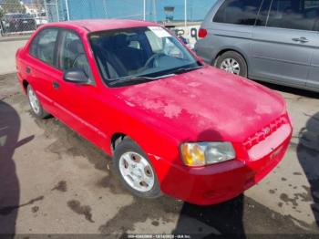  Salvage Hyundai ACCENT