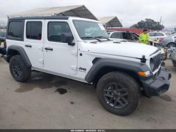  Salvage Jeep Wrangler
