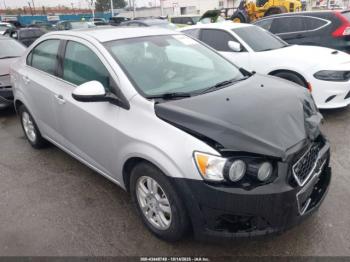  Salvage Chevrolet Sonic