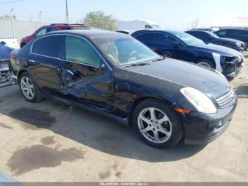  Salvage INFINITI G35