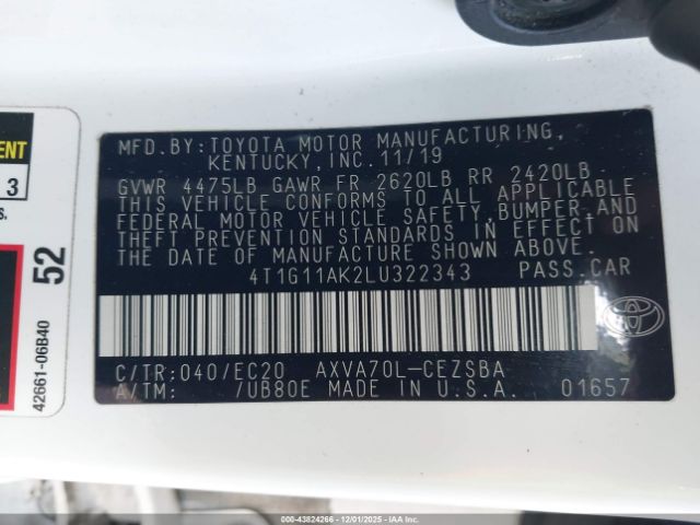 Toyota Camry Se Nightshade Edition Image 8