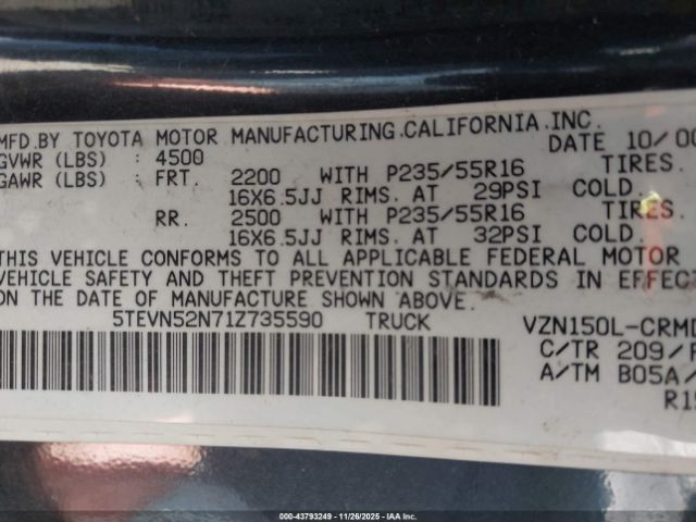 Toyota Tacoma S-runner Image 9