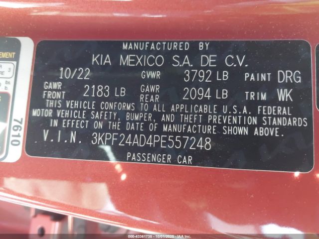 Kia Forte Lxs Image 4