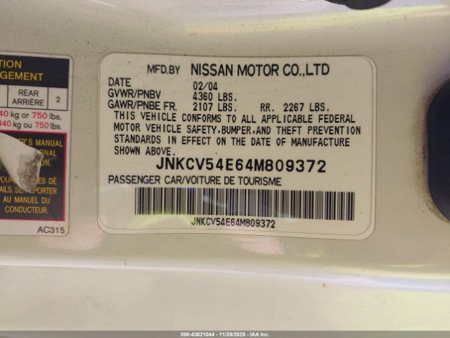 INFINITI G35 Image 9