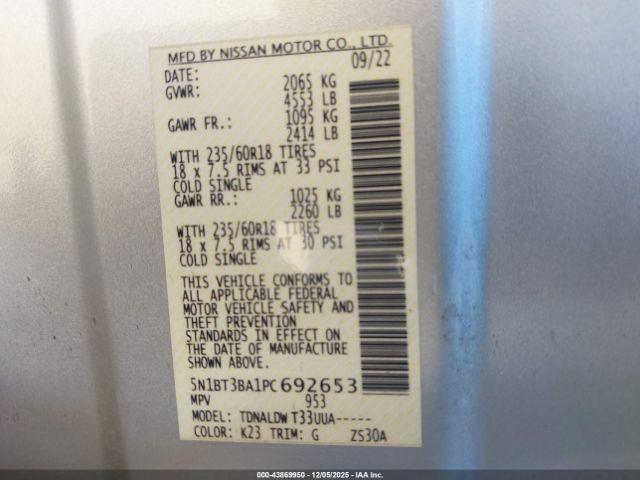 Nissan Rogue Sv Fwd Image 12