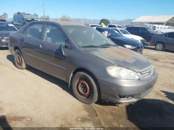  Salvage Toyota Corolla
