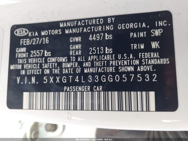 Kia Optima Lx Image 10