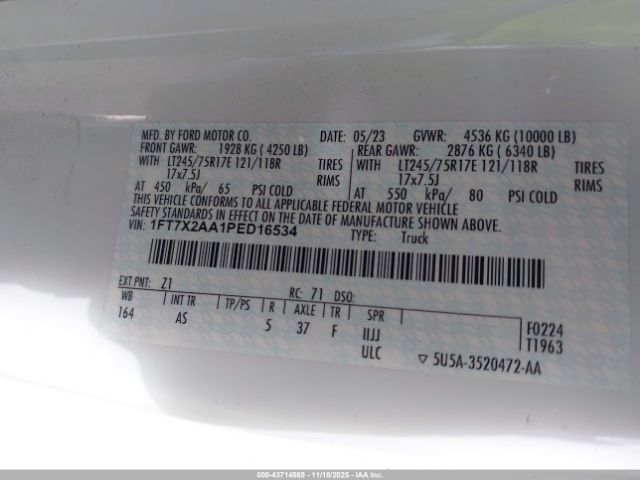 Ford F-250 Xl Image 16