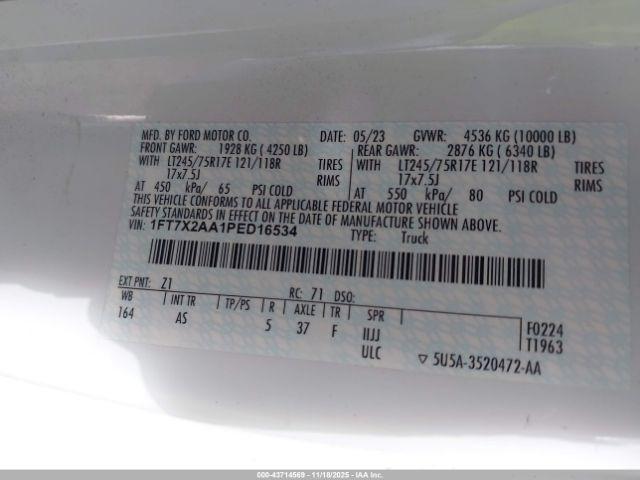 Ford F-250 Xl Image 16