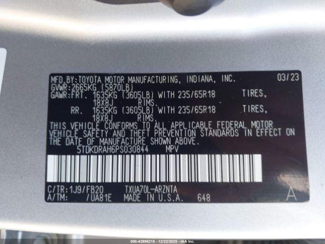 Toyota Highlander Le Image 14