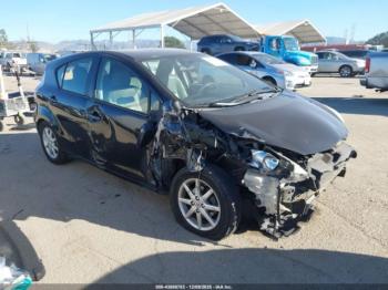  Salvage Toyota Prius c