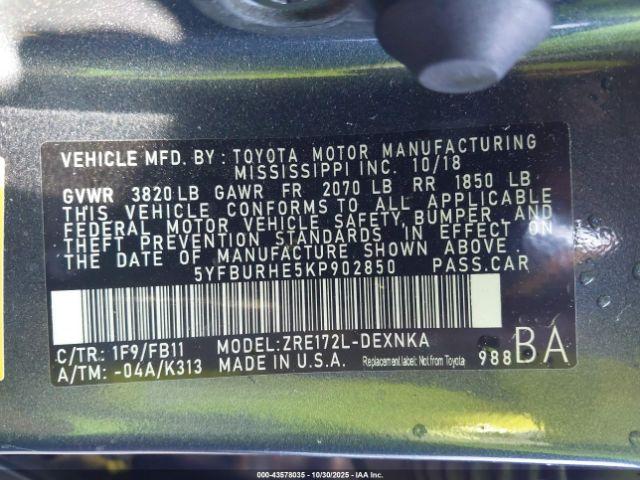 Toyota Corolla Le Image 11