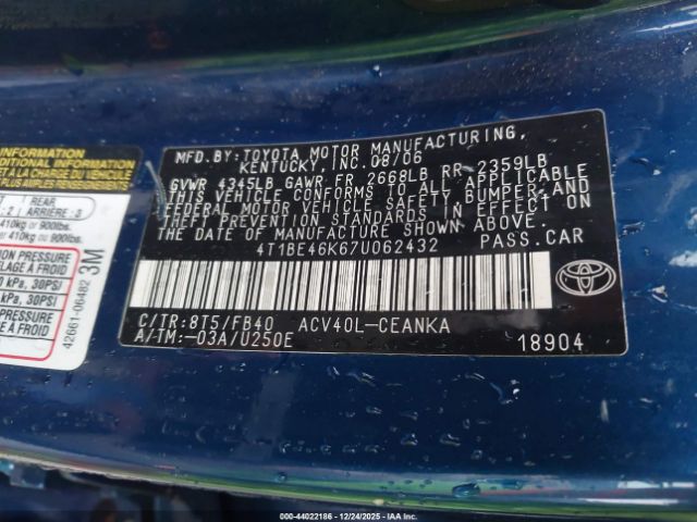 Toyota Camry Ce Image 10