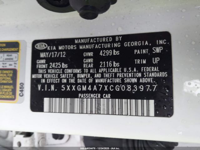 Kia Optima Lx Image 9