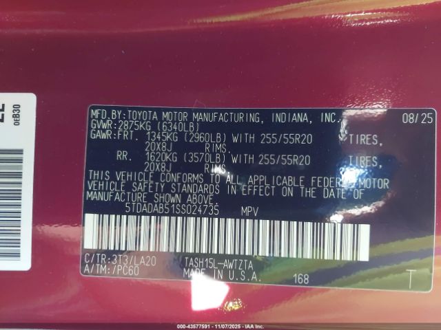 Toyota Grand Highlander Hybrid Platinum Max Image 6