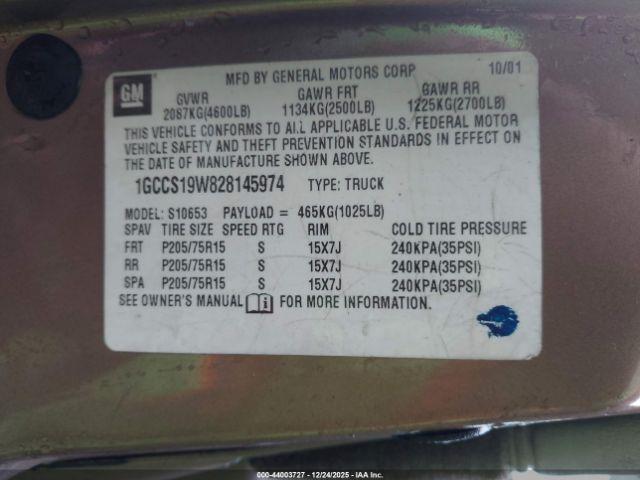 Chevrolet S-10 Ls Image 8