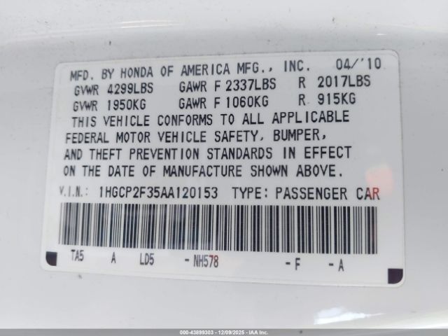 Honda Accord 2.4 Lx Image 6