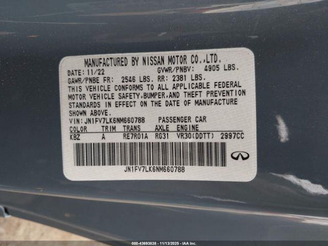 INFINITI Q60 Red Sport 400 Image 3