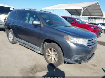  Salvage Toyota Highlander