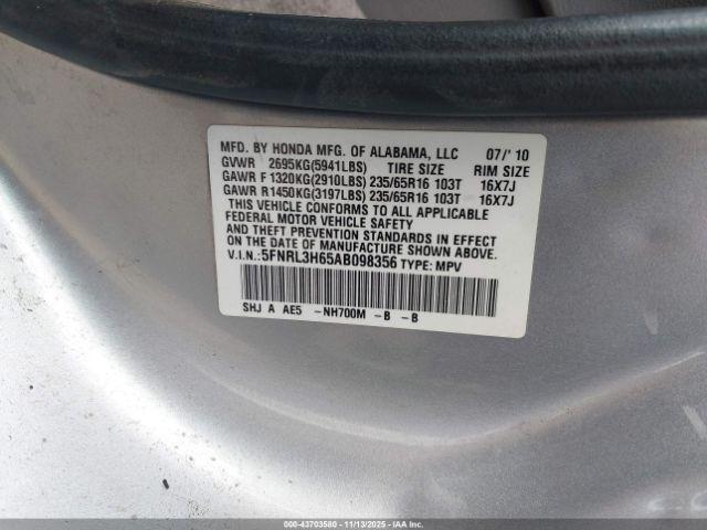 Honda Odyssey Ex-l Image 11